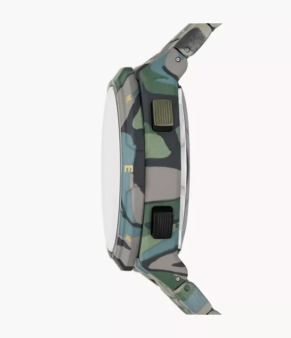 Fossil Everett Camouflage Solar Powered Tactical Watch FS5894