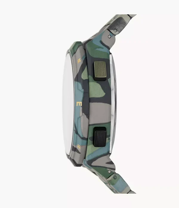 Fossil Everett Camouflage Solar Powered Tactical Watch FS5894