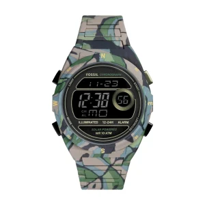 Fossil Everett Camouflage Solar Powered Tactical Watch FS5894