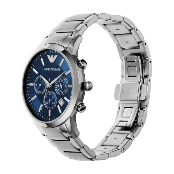Emporio Armani AR2448 Classic Blue‑Dial Sophistication 50 ATM
