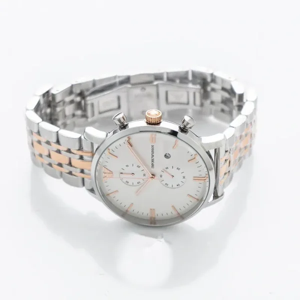 Emporio Armani AR0399 Timeless Two‑Tone Elegance 50M WR
